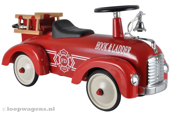 Retro loopauto brandweer
