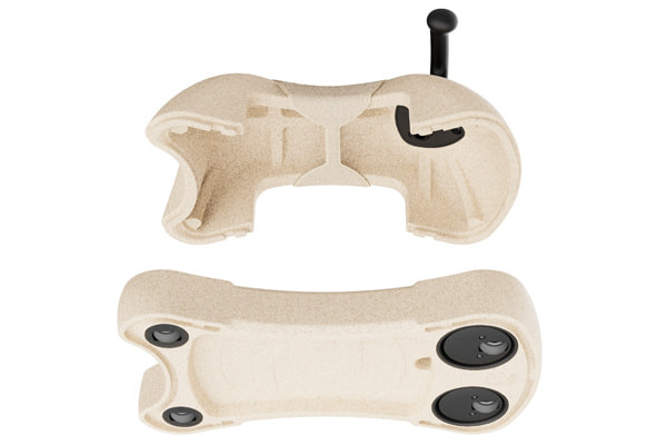 Draai de bodemplaat om en maak er een loopwagen van