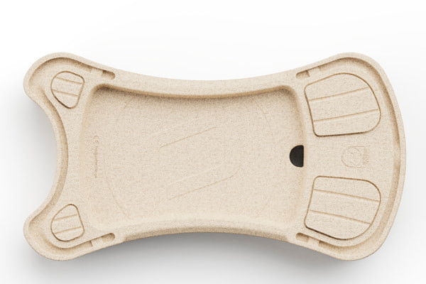 Bodemplaat los te gebruiken als zwenkbord