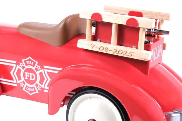 Voor Oldtimer brandweerwagen