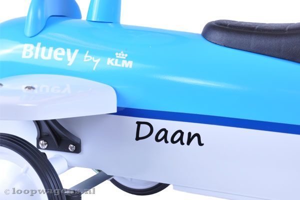 Zwarte stickerset voor je KLM loopvliegtuig.