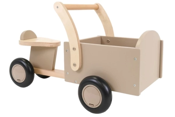 Houten bakfiets little rider sand