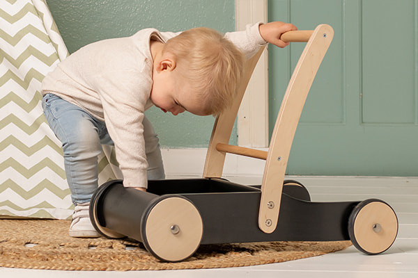 Handige laadbak voorop