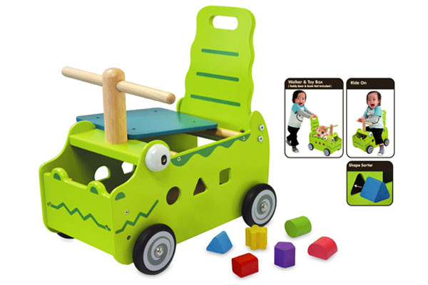 Inclusief 6 houten figuurblokken.