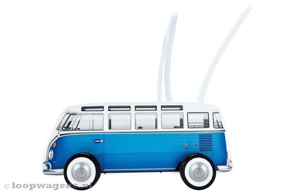 De duwstang heeft 2 standen.