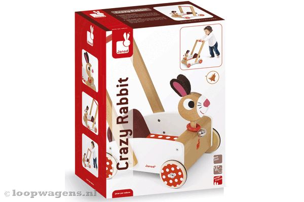 Crazy rabbit in luxe cadeau verpakking.