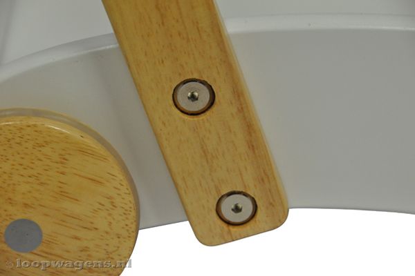 Duwstang is eenvoudig te monteren.