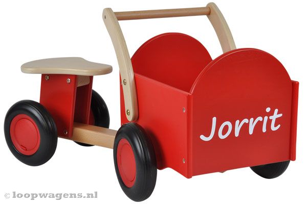 Optioneel: sticker met eigen naam.