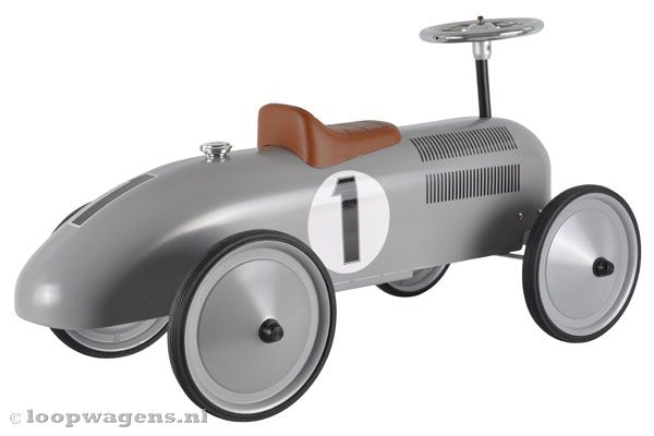 Metalen chromen stuur.