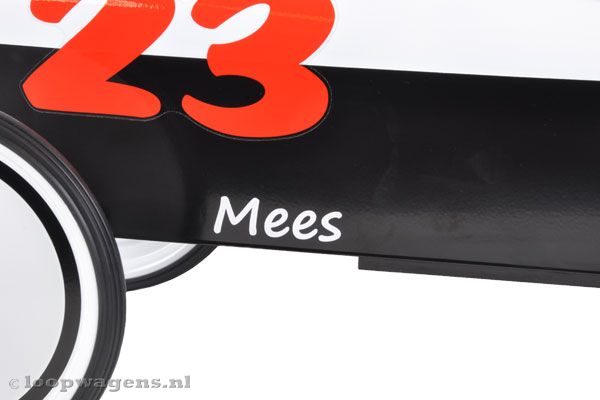 Witte stickerset voor jouw Max loopwagen.