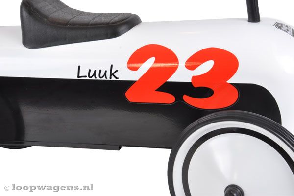 Zwarte stickerset voor je Max loopauto.