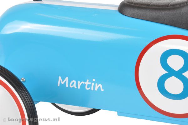 Witte stickerset voor jouw Michael loopwagen.