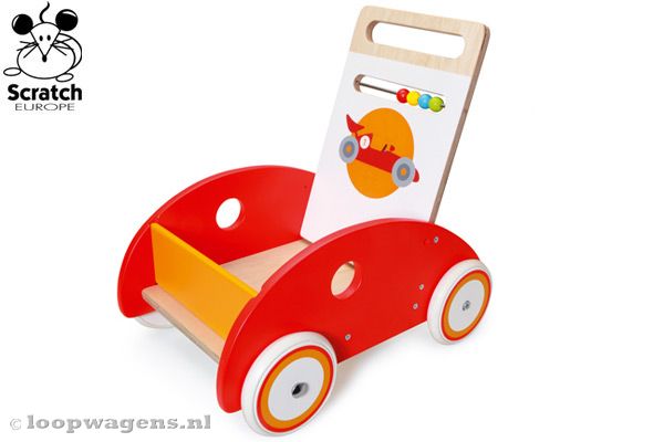 Racer loopwagen van Scratch.