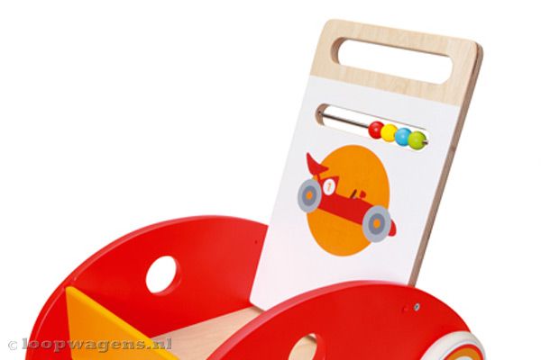 Duwstang is verstelbaar.