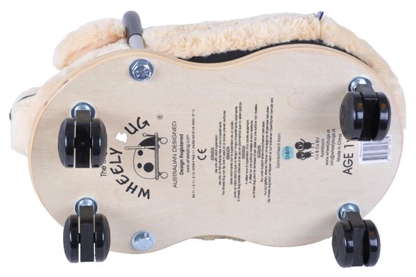 Met handige zwenkwieltjes.