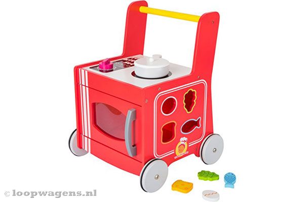 Woodtoys Keuken loopwagen | Loopwagens.nl Woodtoys Keuken loopwagen | Houtenloopwagen.nl