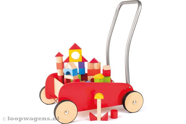 Woodtoys Altijd de laagste prijs bij Loopwagens.nl! Woodtoys Keuken loopwagen | Houtenloopwagen.nl