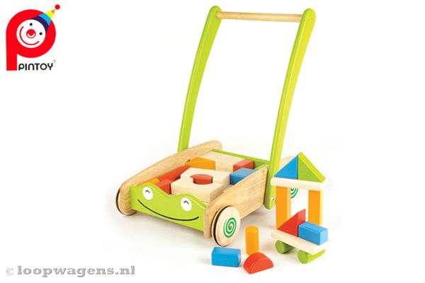 Kikkervriendjes loopwagen van Pintoy.